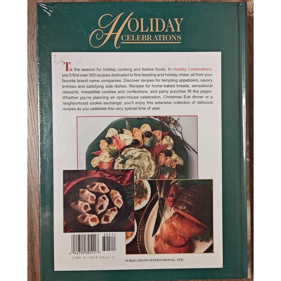 Holiday Celebrations Cookbook Hardcover 500+ Recipes Christmas Thanksgiving New - Picture 5 of 10